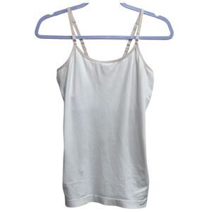 Patagonia Shelf Bra Activewear Tank Top Size Large White Recycled Fabric